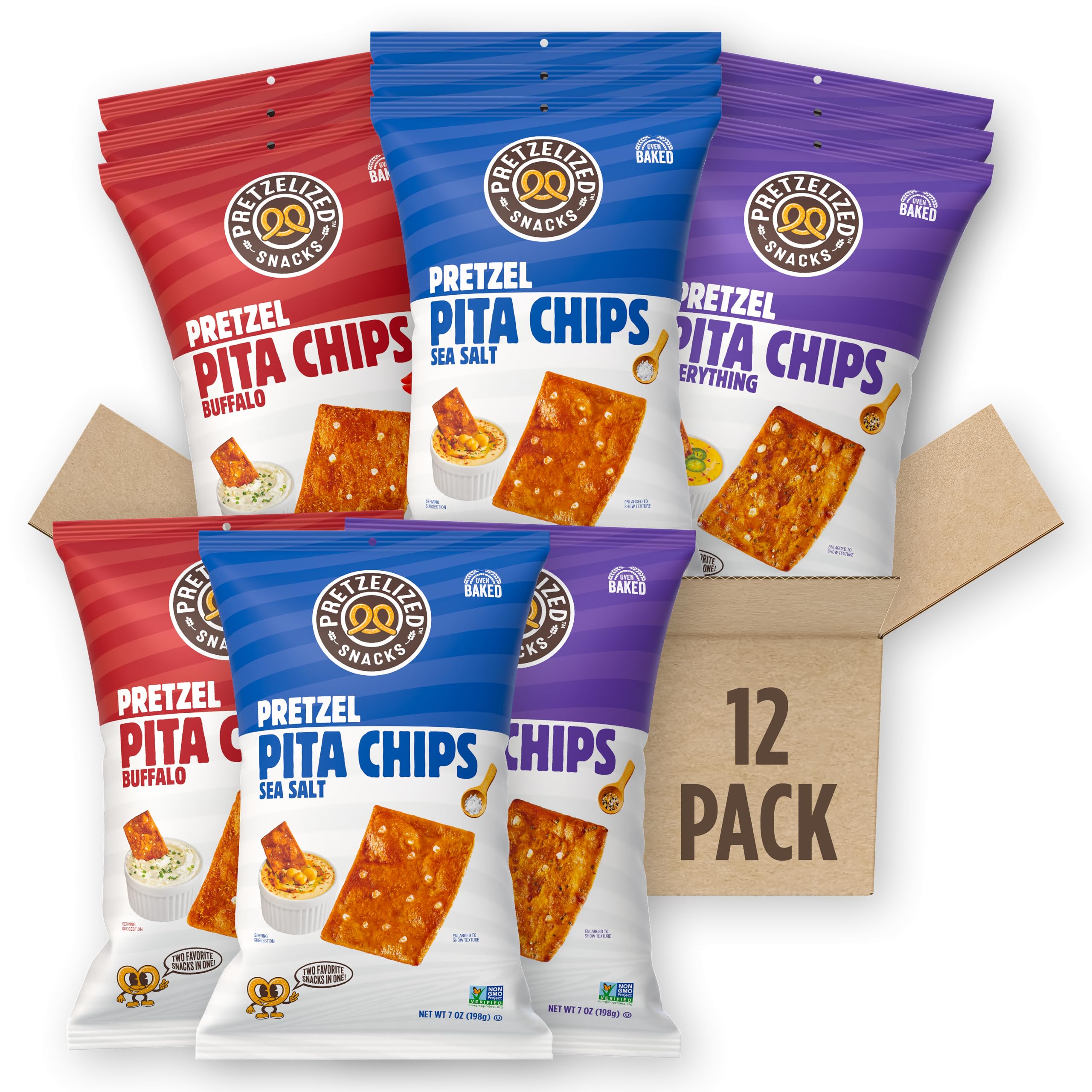 Amazon.com: PRETZELIZED Snacks Pretzel Pita Chips Variety Pack Amazon.com: PRETZELIZED Snacks Pretzel Pita Chips Variety Pack
